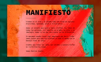 Mockup Manifiesto de Mestizo Studio