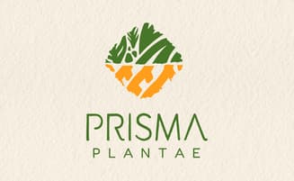 Logo a dos tintas de Prisma Plantae
